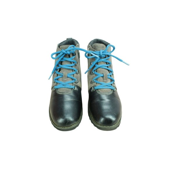 UGG Nice Clean Hilmar Lace-Up Boot Charcoal Suede Leather Waterproof Size 5 - Picture 5 of 10